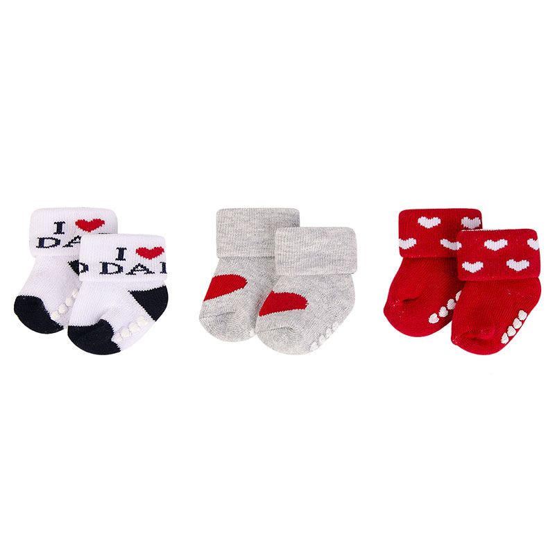 Hudson Childrenswear - I Love Dad Socks Pack of 3