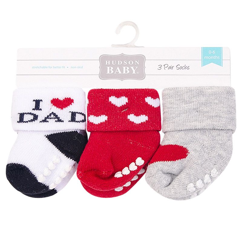 Hudson Childrenswear - I Love Dad Socks Pack of 3