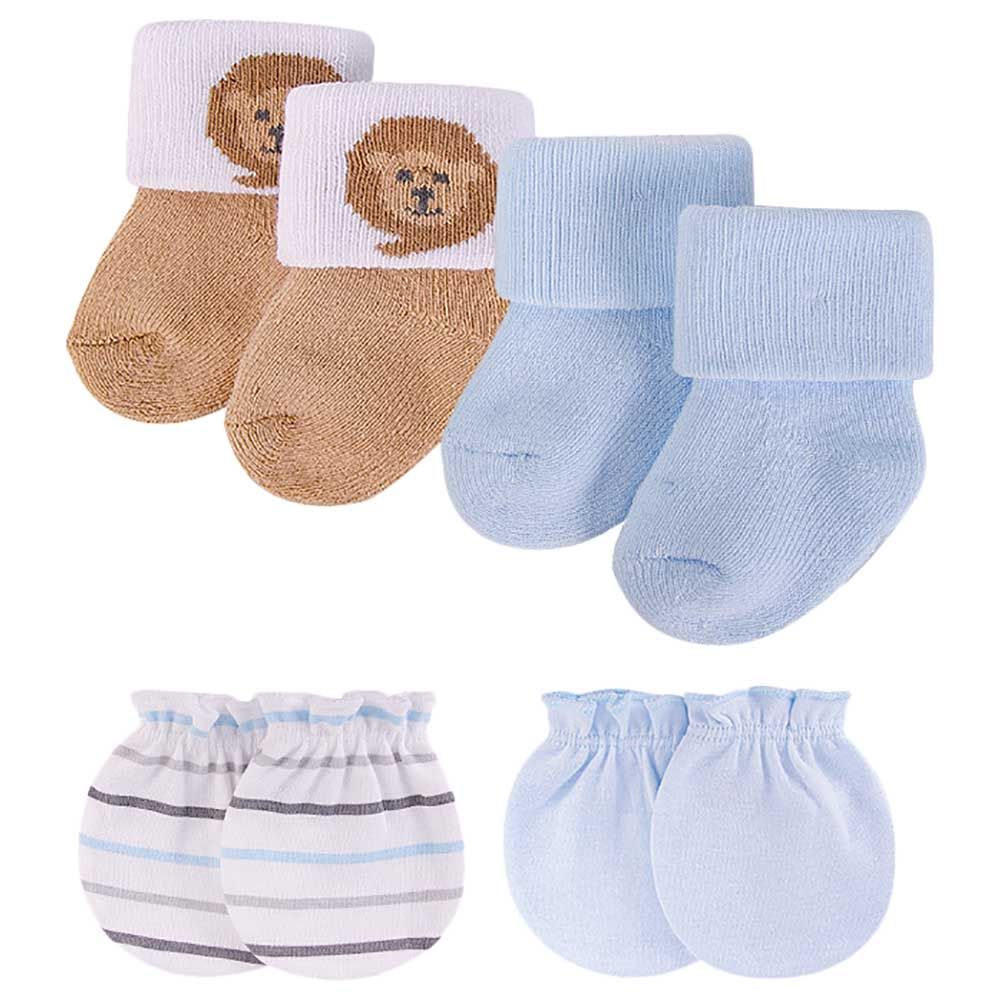 Hudson Childrenswear - Socks & Mittens - Pack Of 4 - Simba