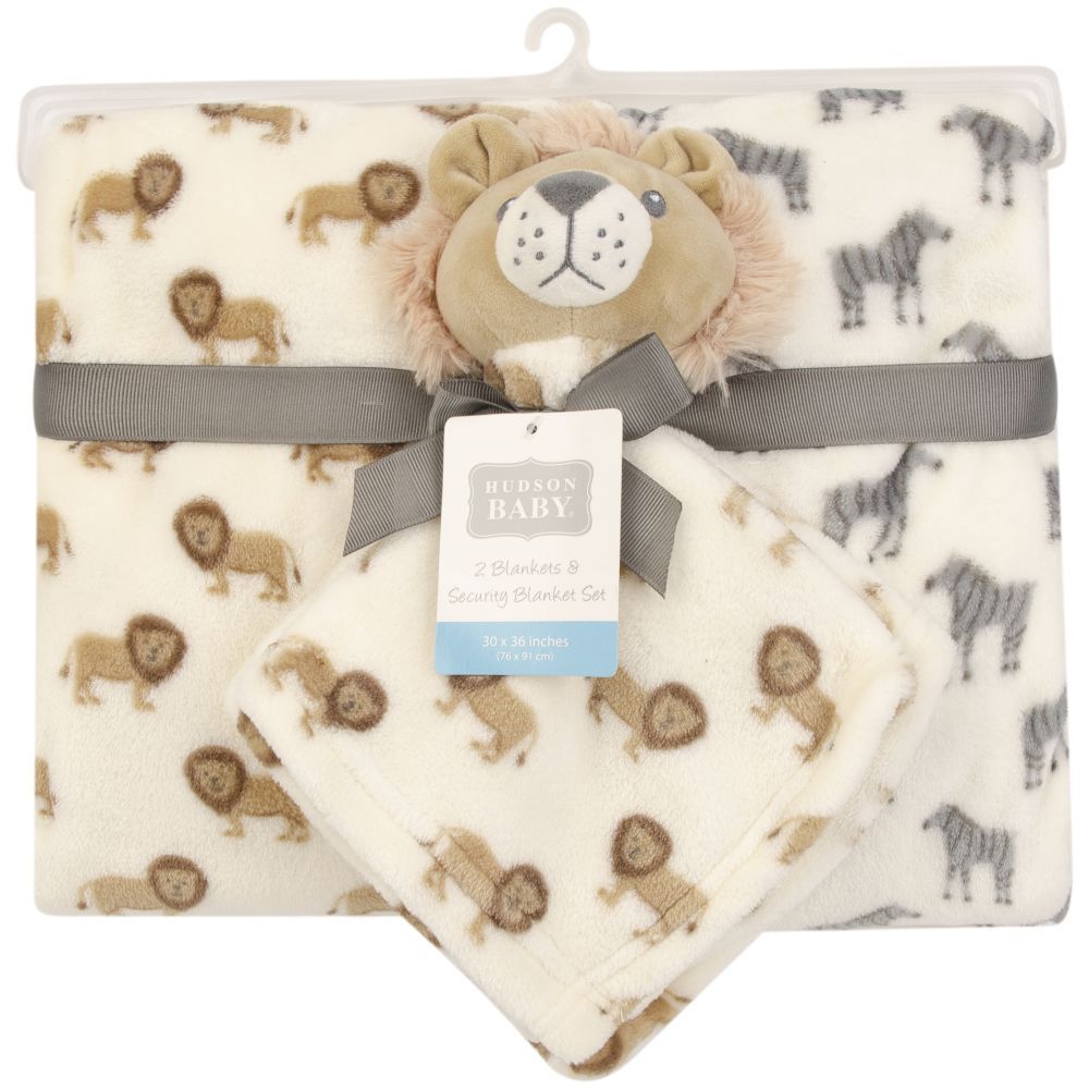 Hudson CW - Blanket & Dou Dou Gift Set - Animal Kingdom