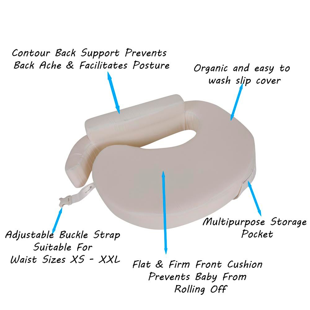 Sugar Sprinkle - Deluxe Organic Nursing Pillow - Ivory