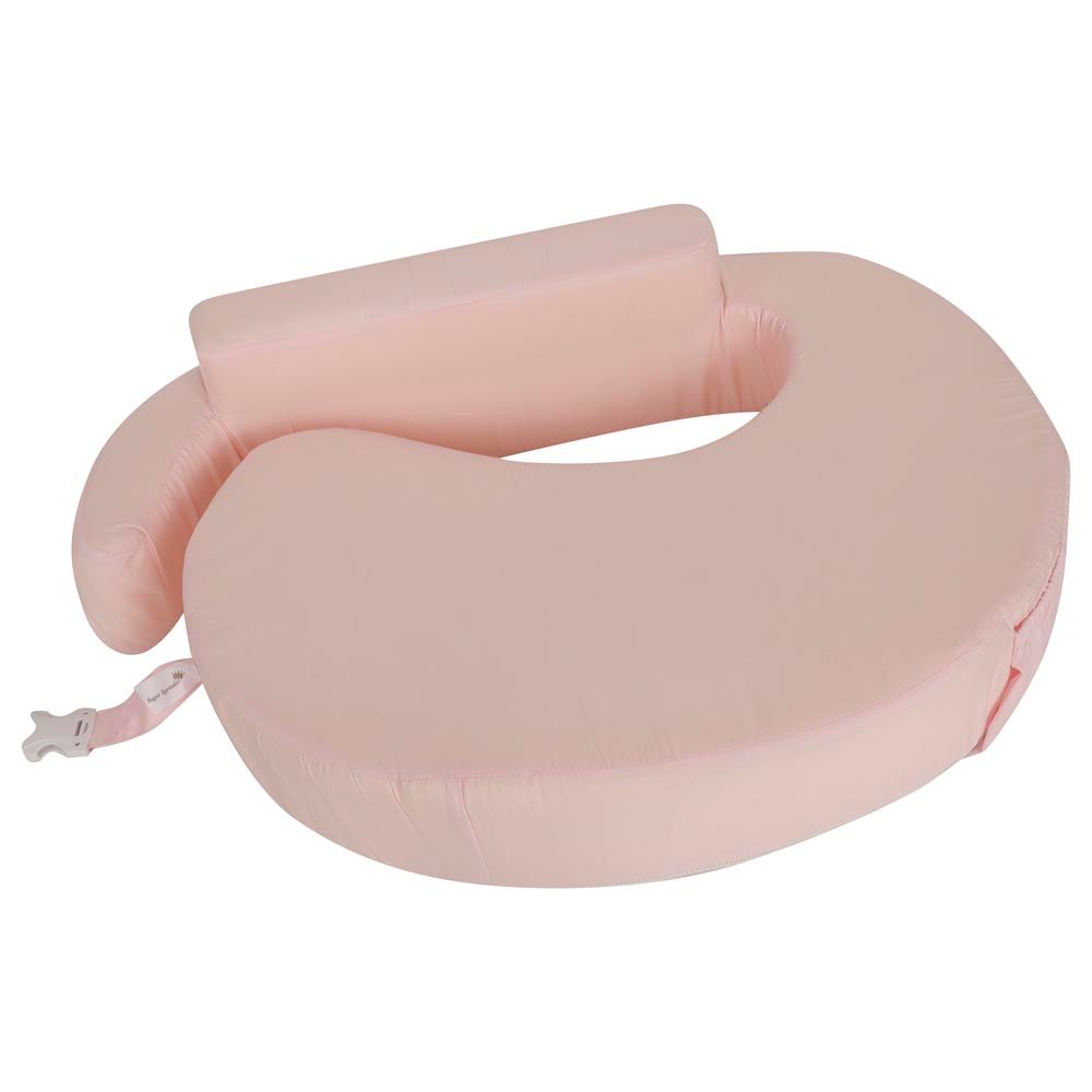 Sugar Sprinkle - Deluxe Organic Nursing Pillow - Baby Pink