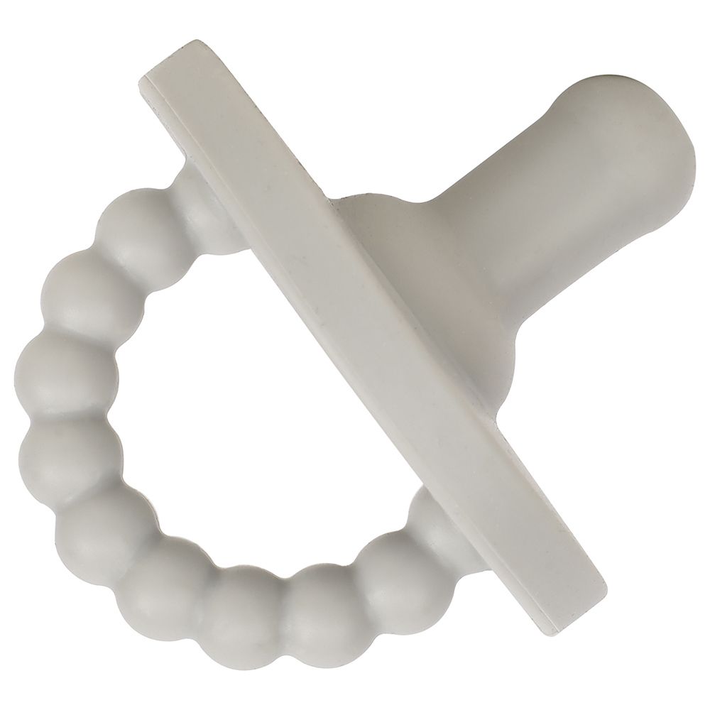 Sugar Sprinkle - Earl Grey Pacifier & Teether - Light Grey