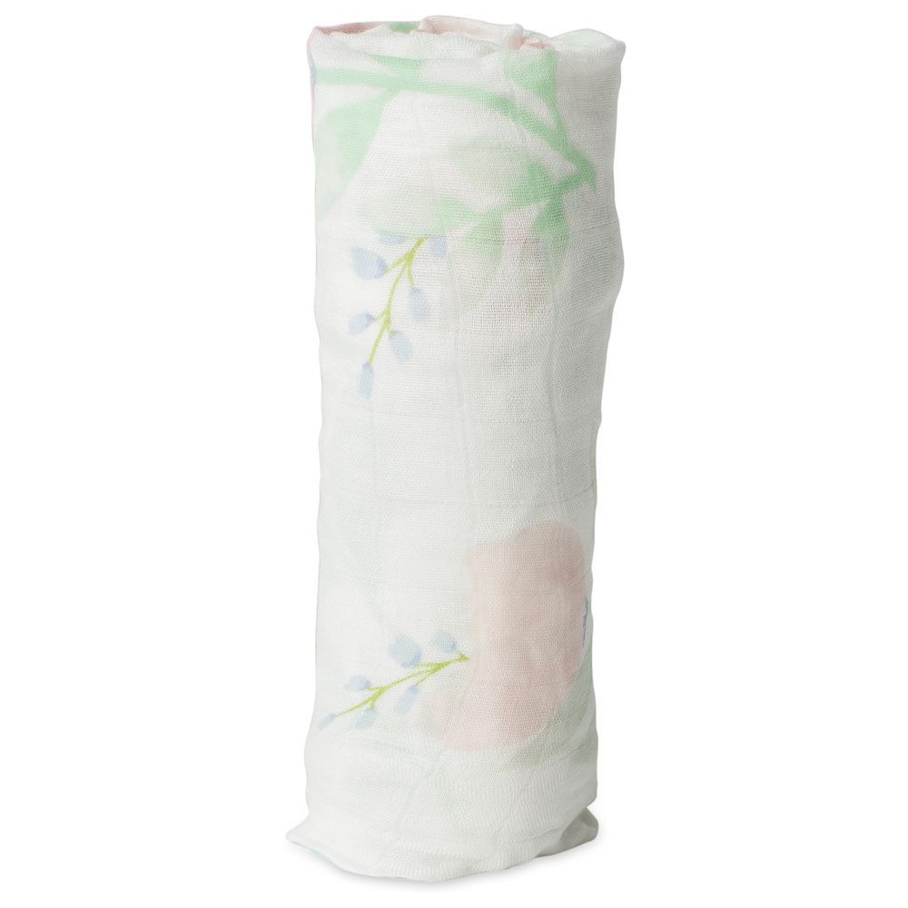 Little Unicorn - Bamboo Deluxe Swaddle - Pink Peony