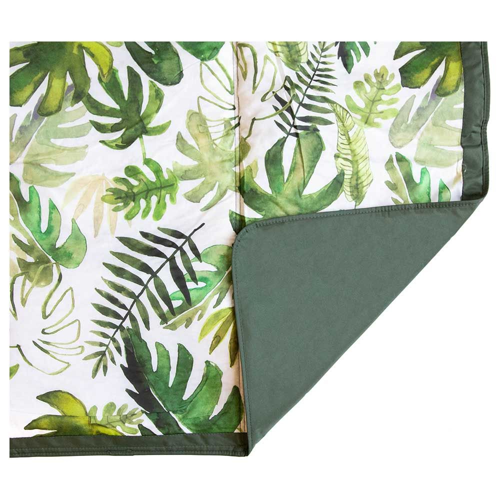 Little Unicorn - Outdoor Blanket 5 x 5-inch - Tropical Leaf