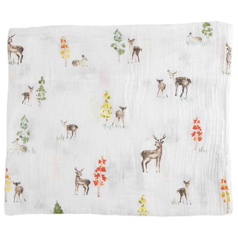 Little Unicorn - Muslin Swaddle - Pack of 3 - Oh Deer 2