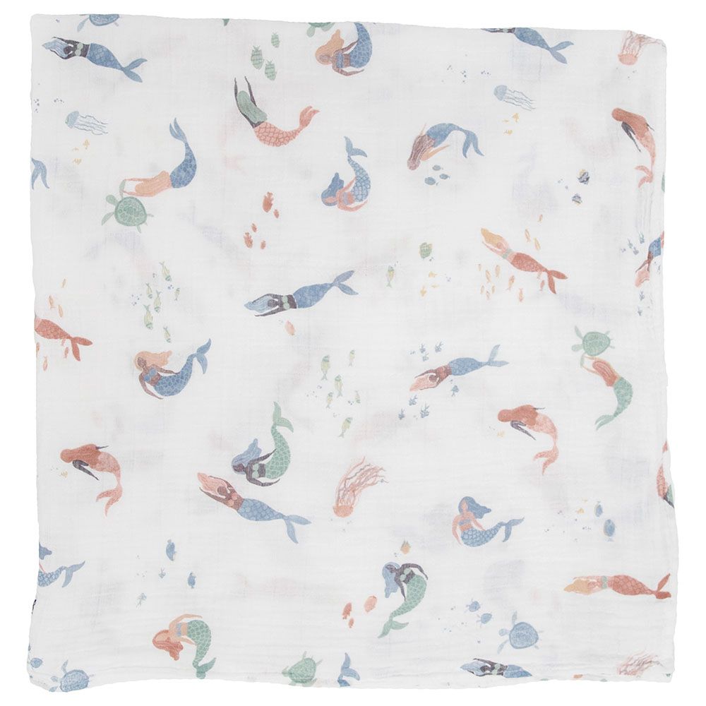 Little Unicorn - Cotton Muslin Swaddle - Pack of 3 - Mermaids