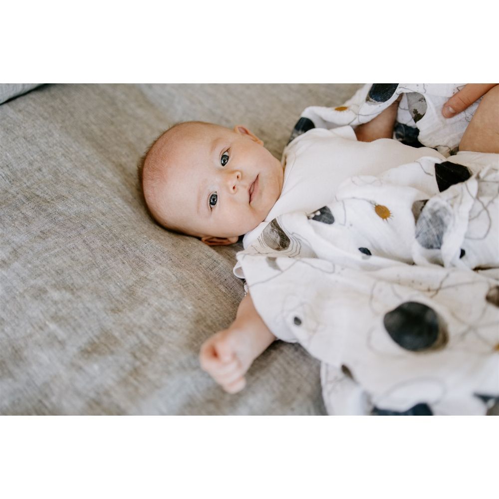 Little Unicorn - Cotton Muslin Swaddle - Planetary