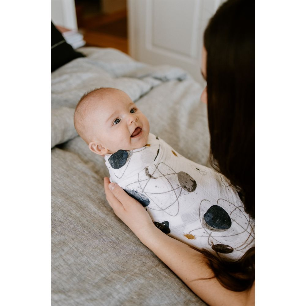 Little Unicorn - Cotton Muslin Swaddle - Planetary