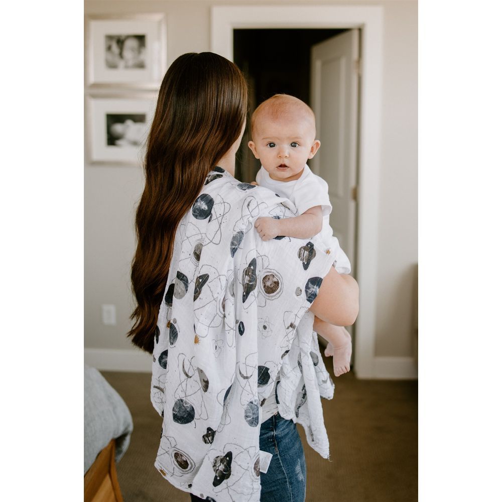 Little Unicorn - Cotton Muslin Swaddle - Planetary