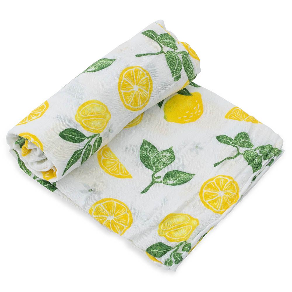 Little Unicorn - Cotton Muslin Swaddle Single - Lemon Drop