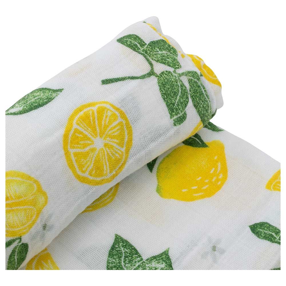 Little Unicorn - Cotton Muslin Swaddle Single - Lemon Drop