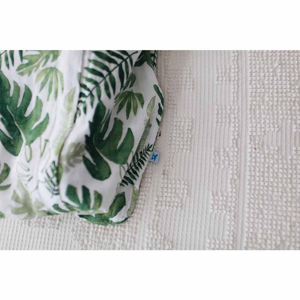 Little Unicorn - Cotton Muslin Sleep Bag Tropical Leaf