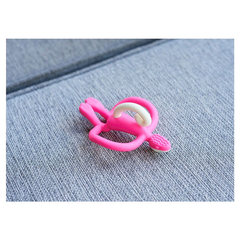 Matchstick Monkey - Teething Toy - Pink