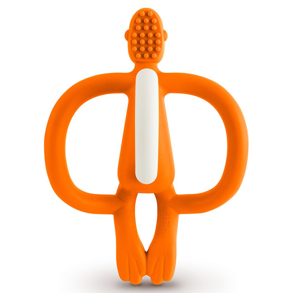 Matchstick Monkey - Teething Toy - Orange