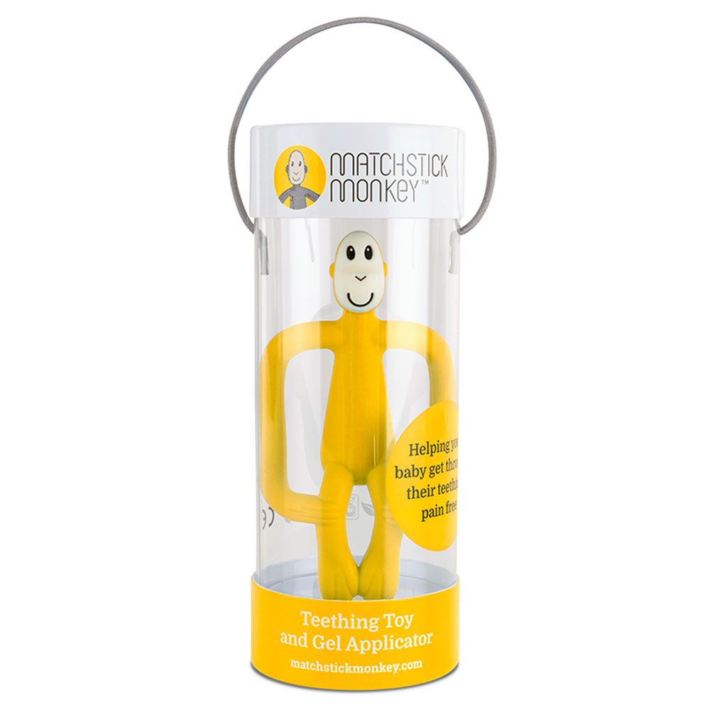 Matchstick Monkey - Teething Toy - Yellow