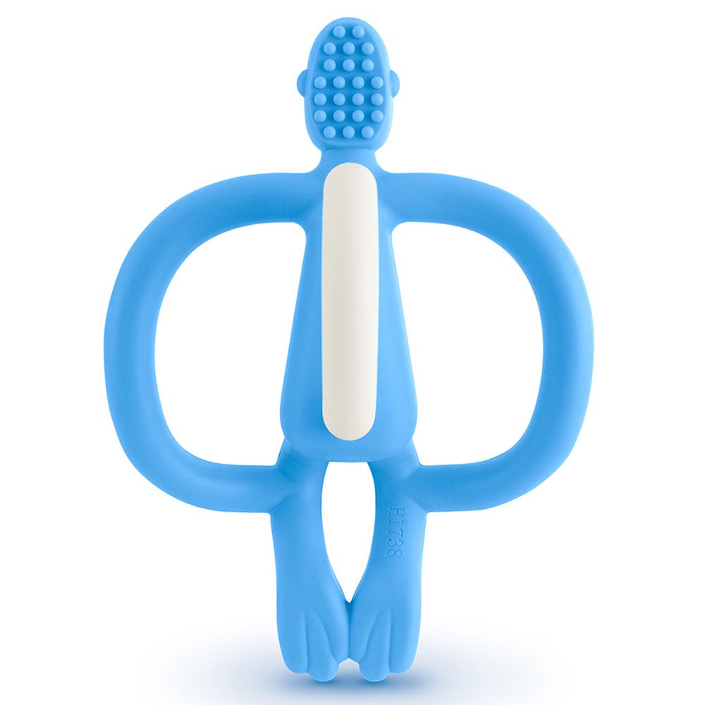 Matchstick Monkey - Teething Toy - Light Blue