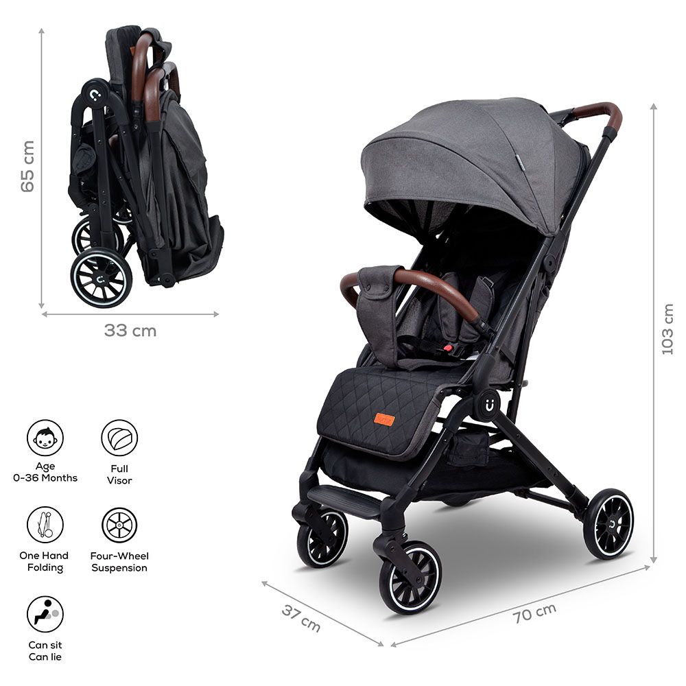 Nurtur - Baby Stroller - Grey