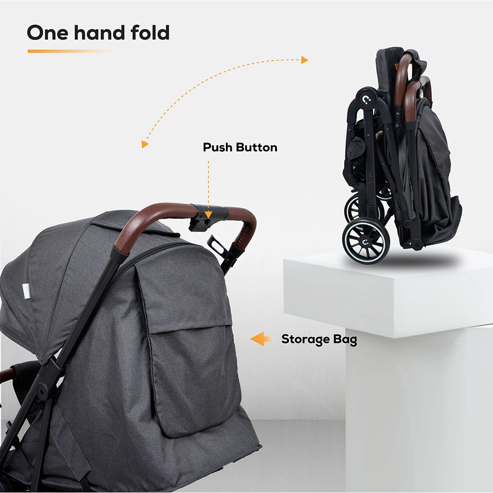 Nurtur - Baby Stroller - Grey