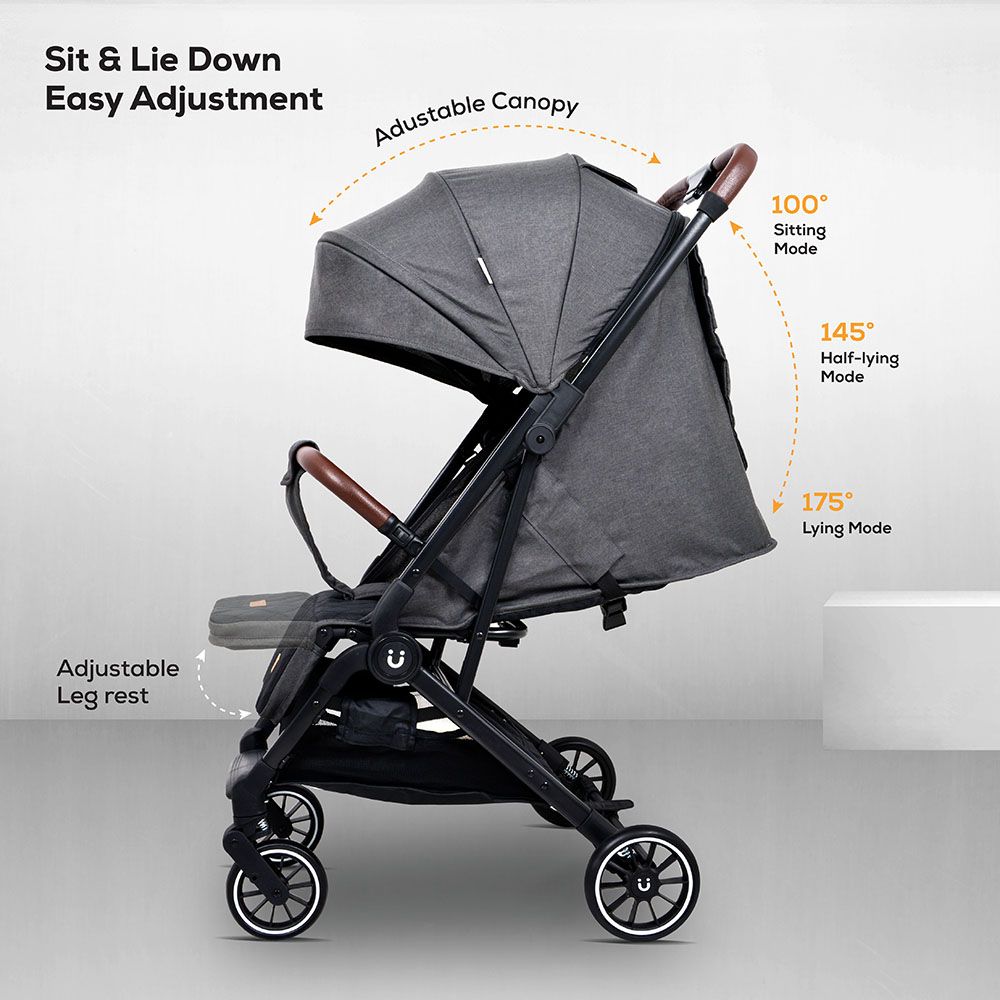 Nurtur - Baby Stroller - Grey