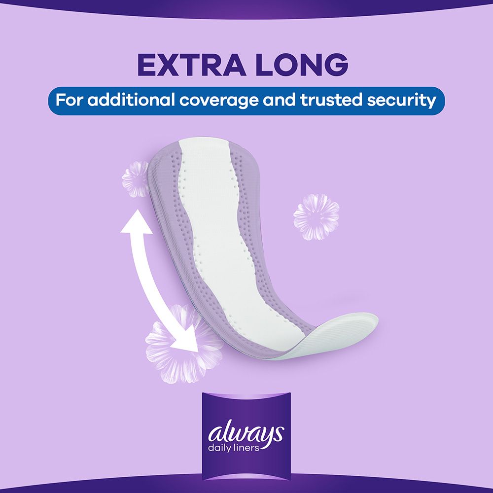 Always Daily Liners Extra Protect Pantyliners 16Pcs Large