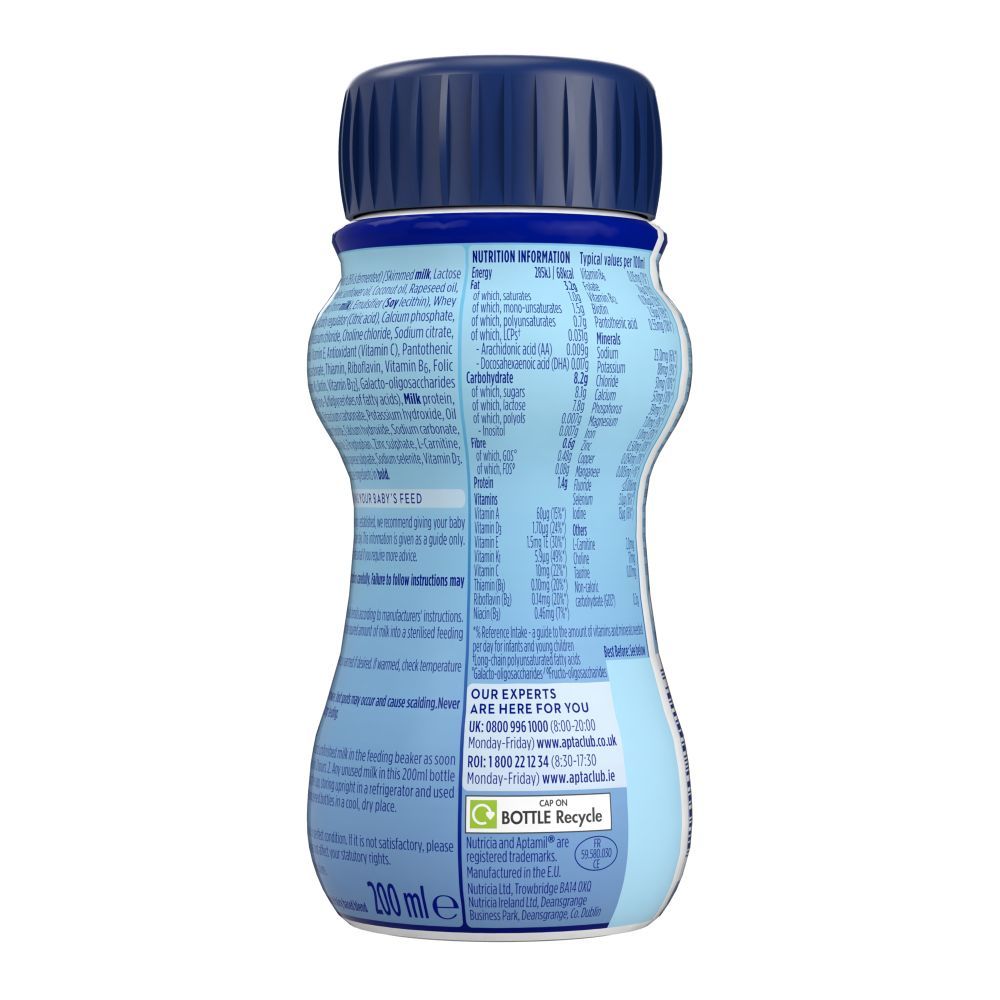 Aptamil 2 Ready to Drink Follow On Milk, 200ml