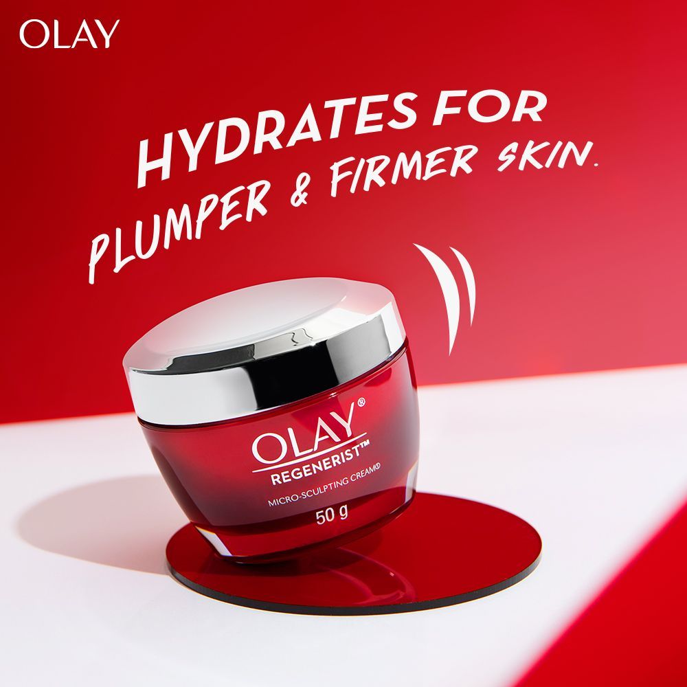 Olay Regenerist Micro-Sculping Cream With Hyaluronic Acid 50g