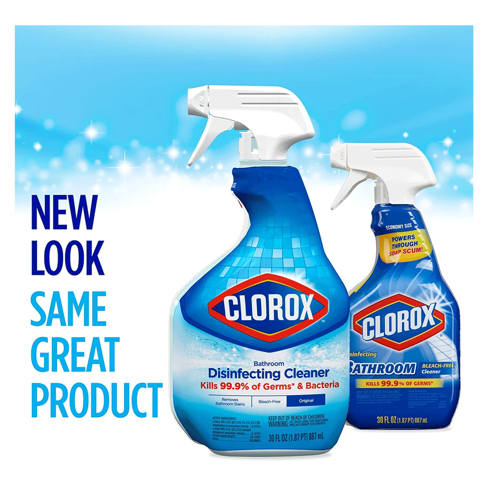 Clorox - Disinfecting Bathroom Cleaner, Spray Bottle