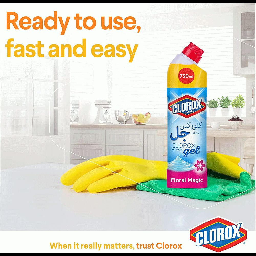 Clorox - Floral Magic Gel Multi Purpose Cleaner 750ml