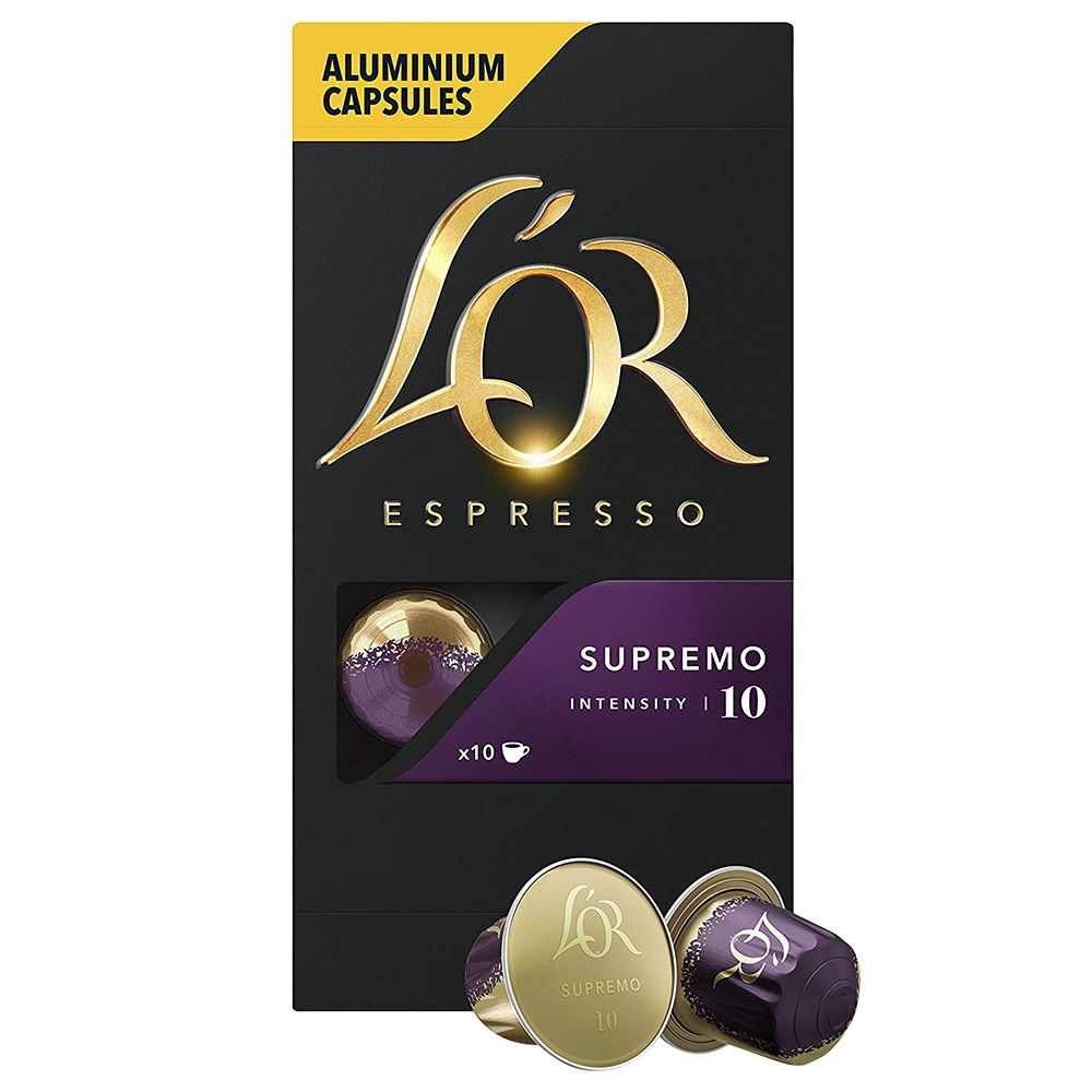 L'OR Espresso Coffee Supremo 1 Pack of 10 Capsules