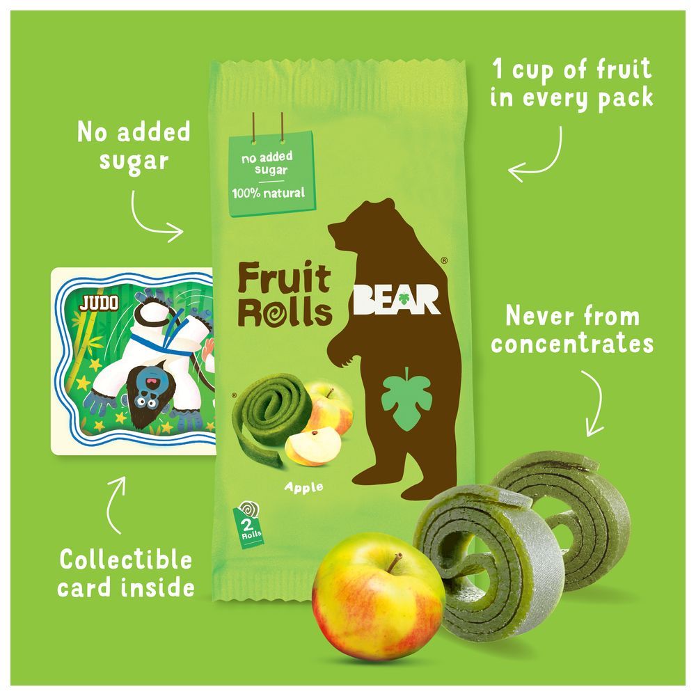 Bear - Fruit Rolls - Apple - 20 g - Pack of 5