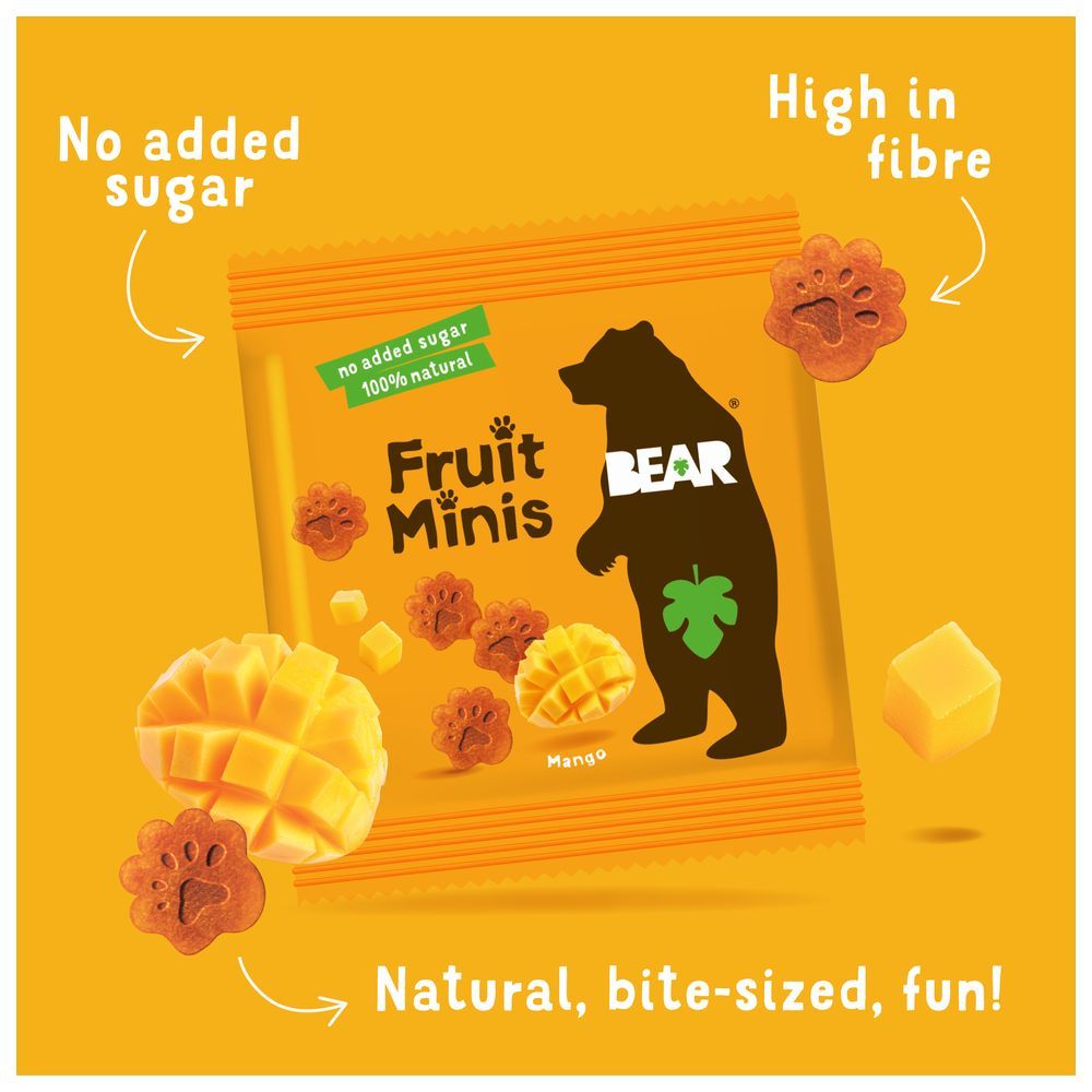 Bear - Fruit Minis Snack - Mango - 20 g - Pack of 5