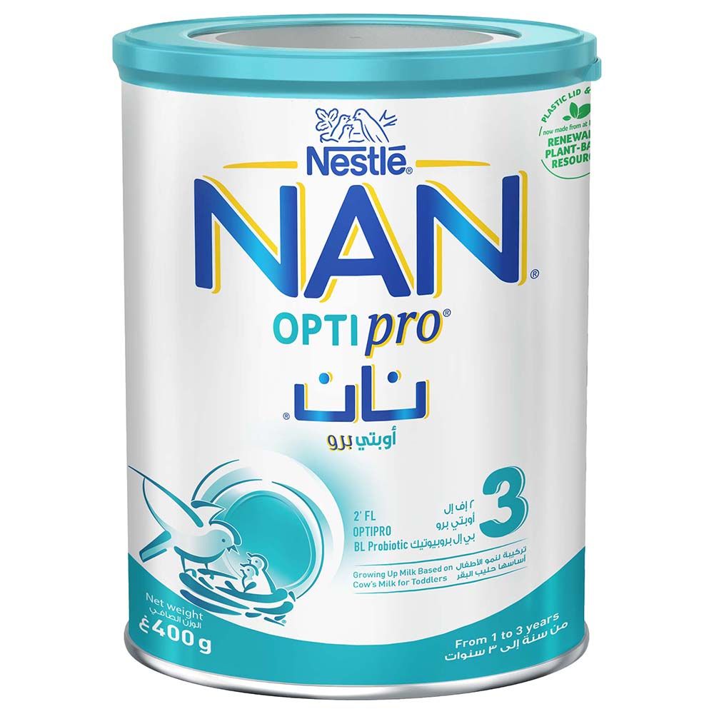 Nan - Nestle Optipro 3 Growing-Up Milk, From 1-3 Years 400g