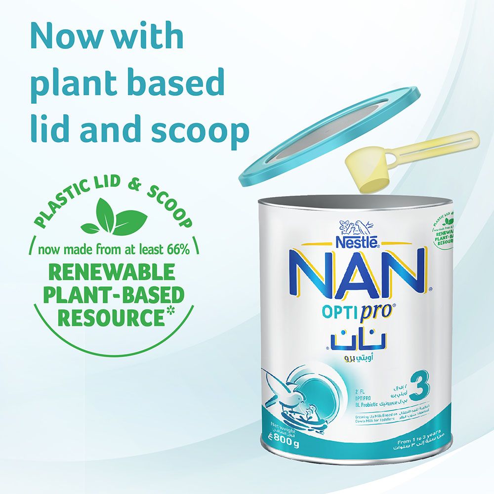 Nan - Nestle Optipro 3 Growing-Up Milk, From 1-3 Years 800g