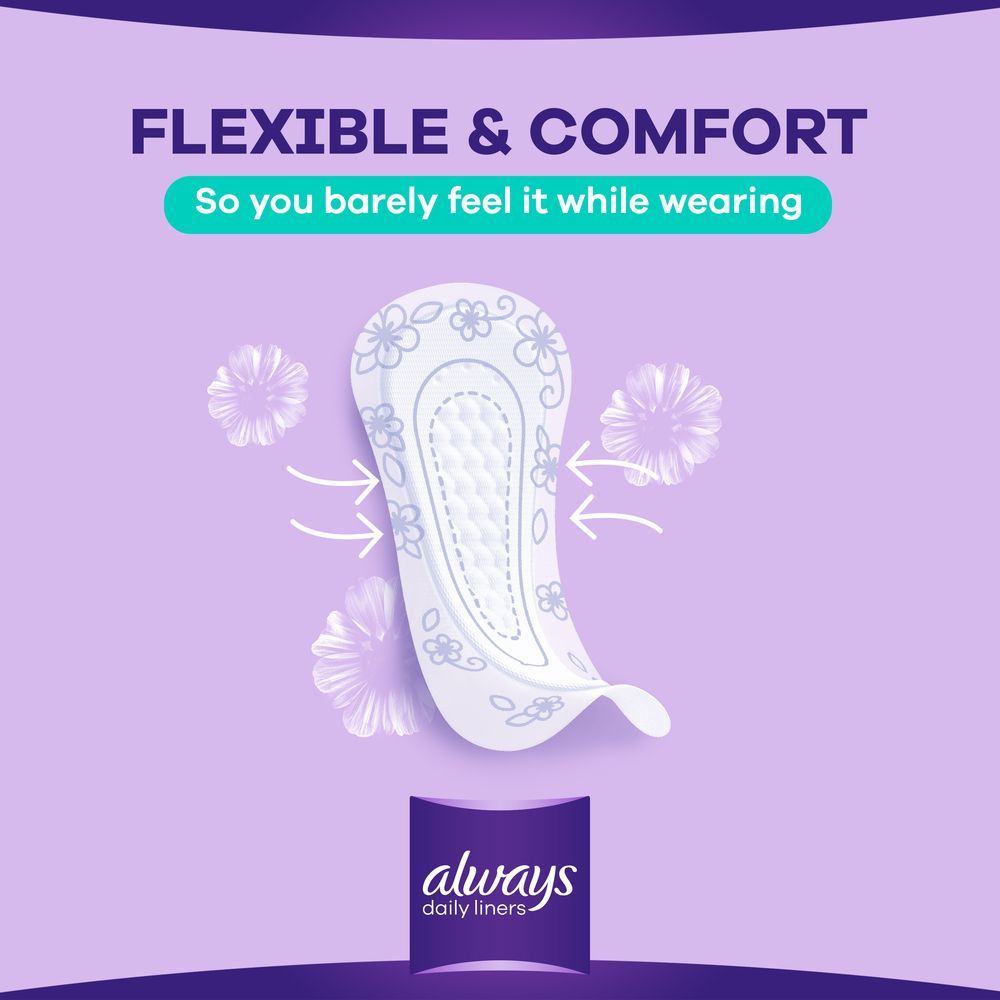 Always Daily Liners Comfort Protect Pantyliners, Normal, 40 Count