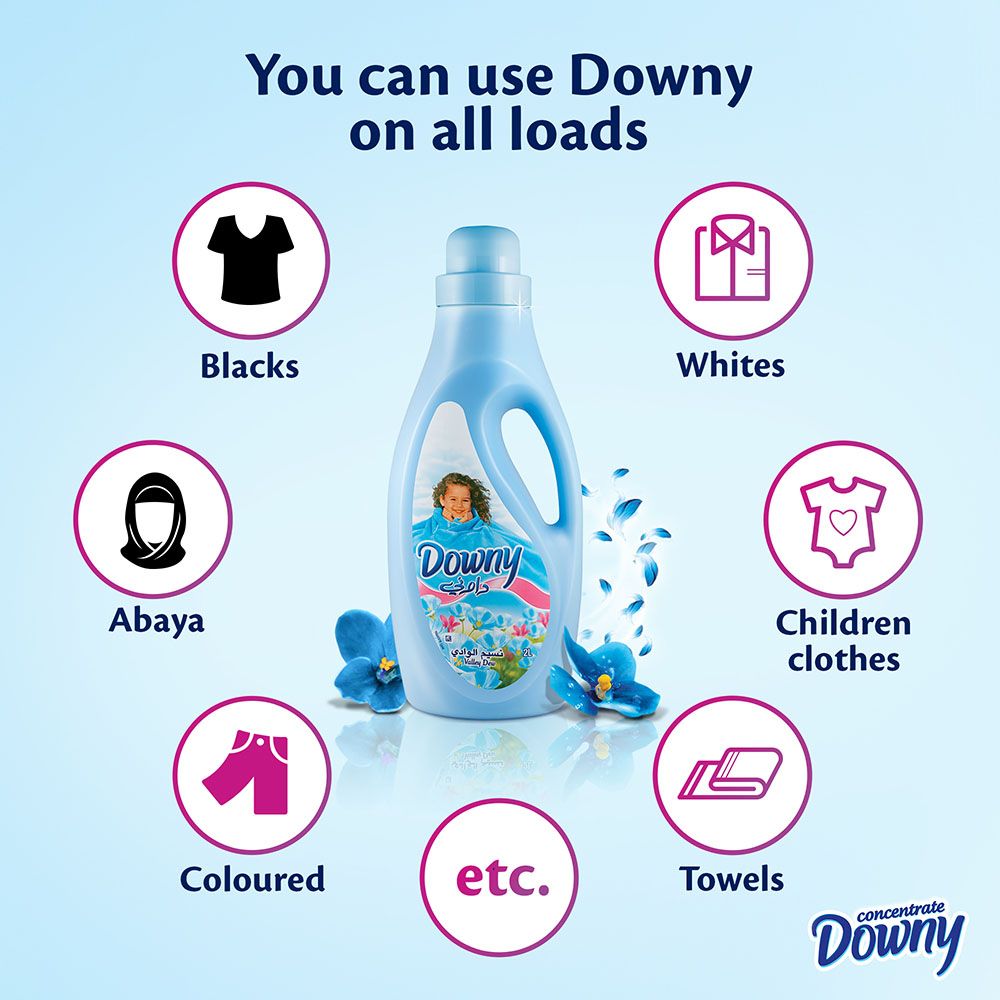 Downy Valley Dew Regular Fabric Softener 1L