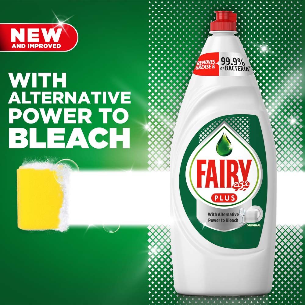 Fairy - Plus Original Dishwashing Liquid Soap 2 x 600ml