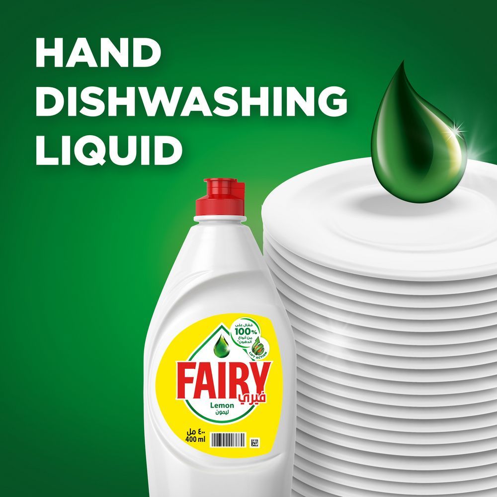 Fairy - Lemon Hand Dishwashing Liquid 400ml