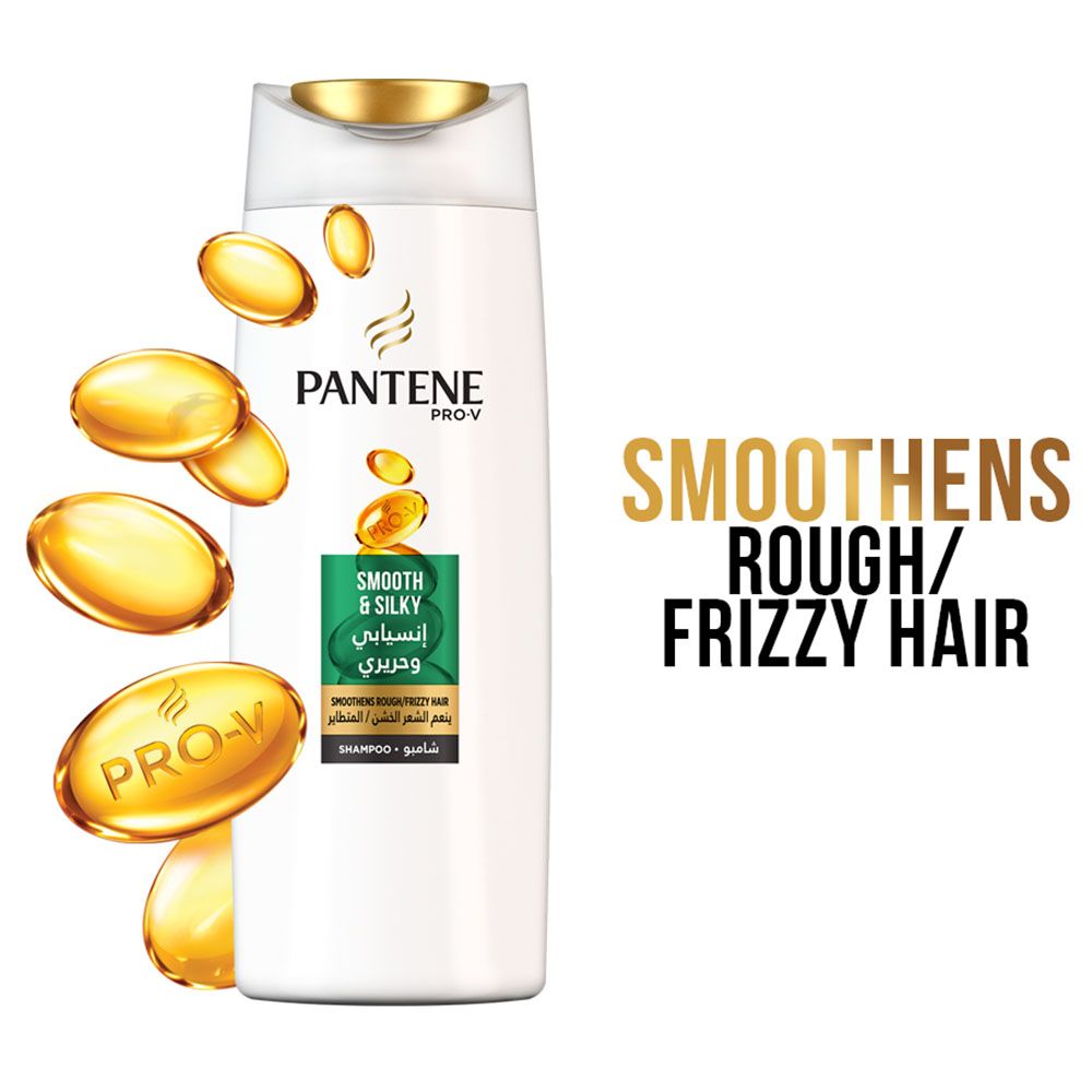 Pantene - Pro-V Smooth & Silky Shampoo Dual Pack 400ml