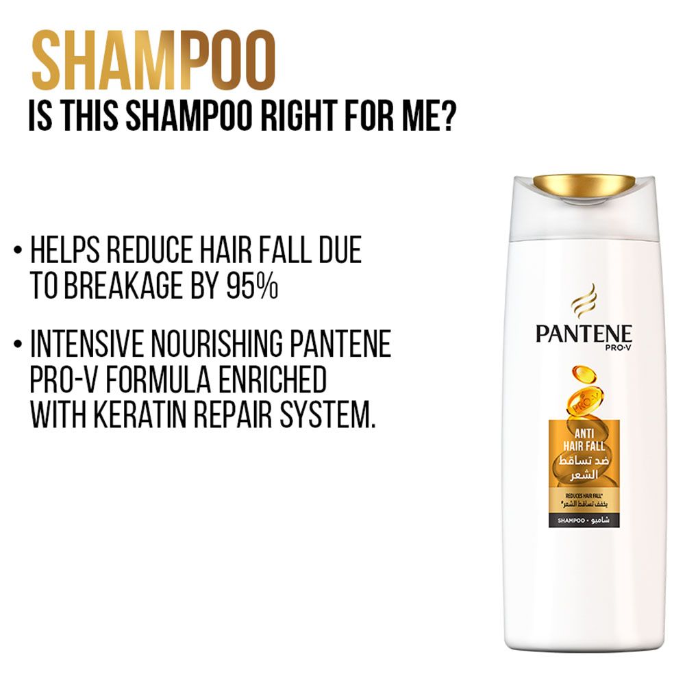 Pantene - Pro-V Anti-Hair Fall Shampoo Dual Pack 400ml