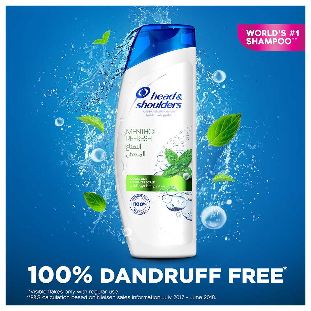 Head & Shoulders - Menthol Refresh Anti-Dandruff Shampoo 400ml