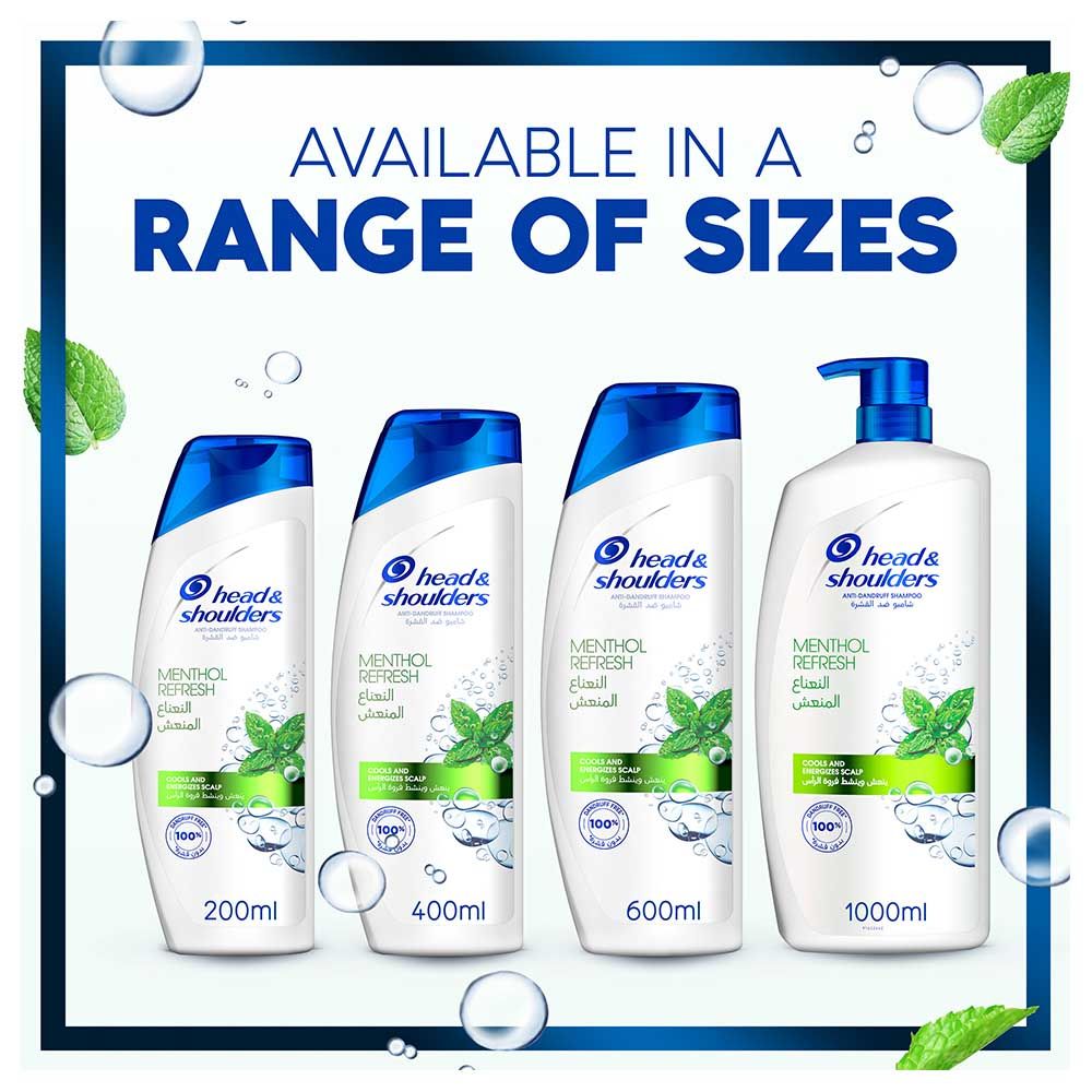 Head & Shoulders - Menthol Refresh Anti-Dandruff Shampoo 400ml