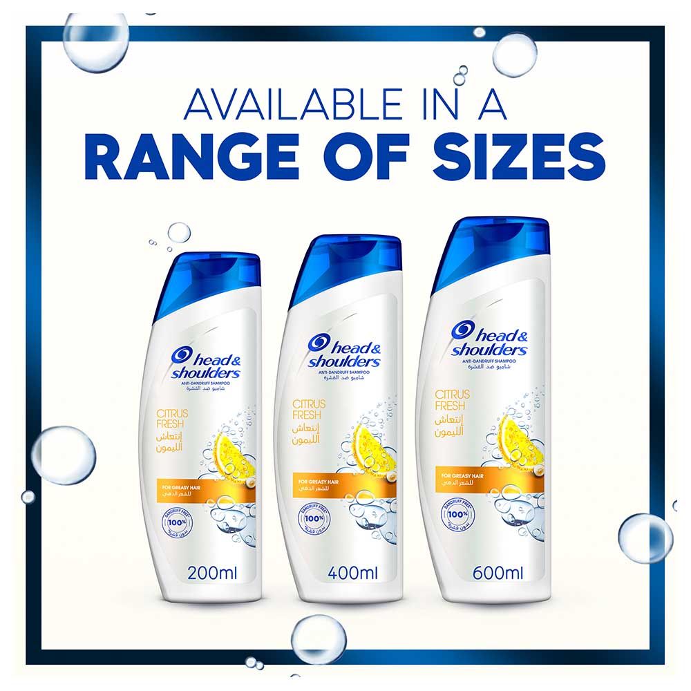 Head & Shoulders - Citrus Fresh Anti-Dandruff Shampoo 400ml