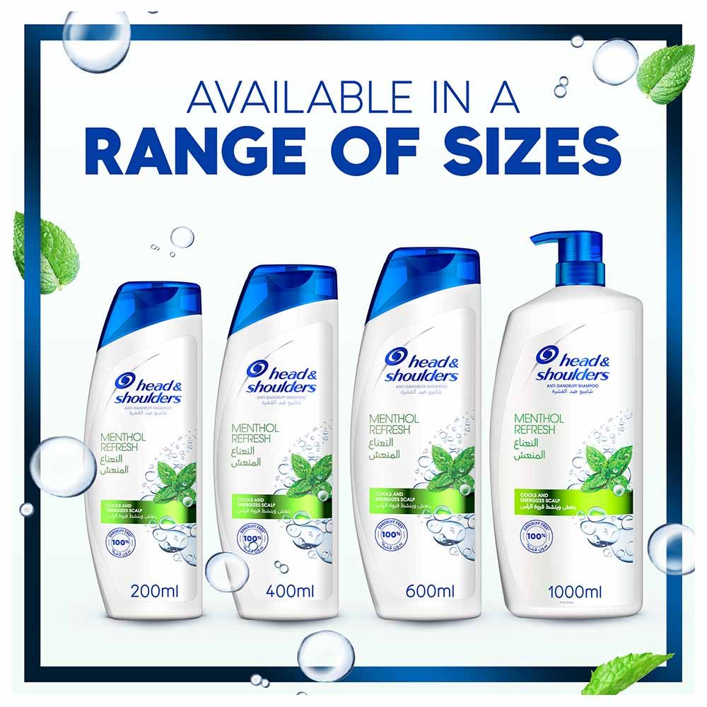 Head & Shoulders - Menthol Refresh Anti-Dandruff Shampoo 200ml