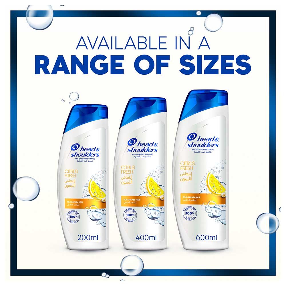 Head & Shoulders - Citrus Fresh Anti-Dandruff Shampoo 200ml