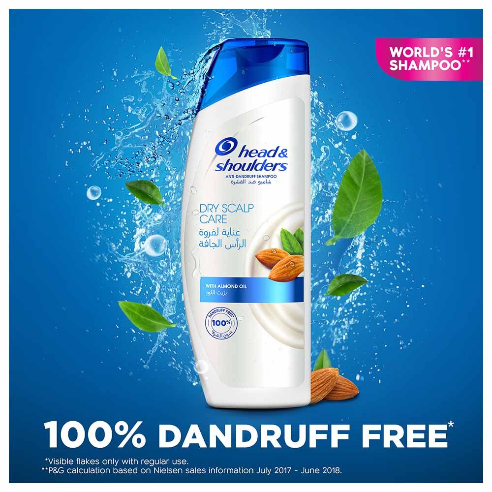 Head & Shoulders - Dry Scalp Care Anti-Dandruff Shampoo With Almond Oil 400ml