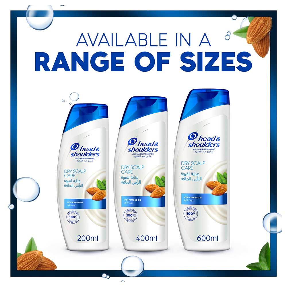 Head & Shoulders - Dry Scalp Care Anti-Dandruff Shampoo With Almond Oil 400ml