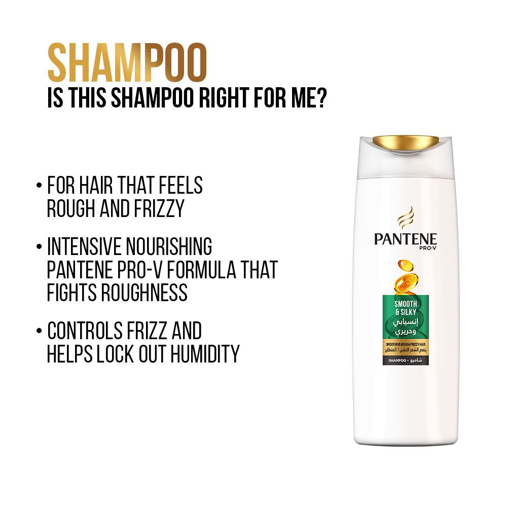 Pantene - Pro-V Smooth & Silky Shampoo 600 ml