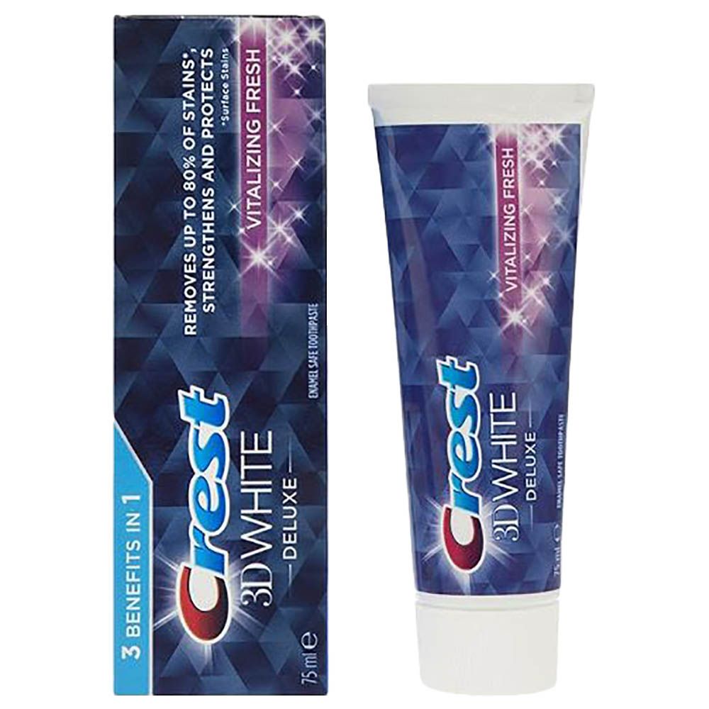 Crest - 3D White Deluxe Instant Pearl Glow Toothpaste 75ml