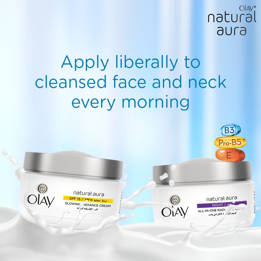 Olay Natural Aura Glowing Radiance Cream SPF 15 - 100g